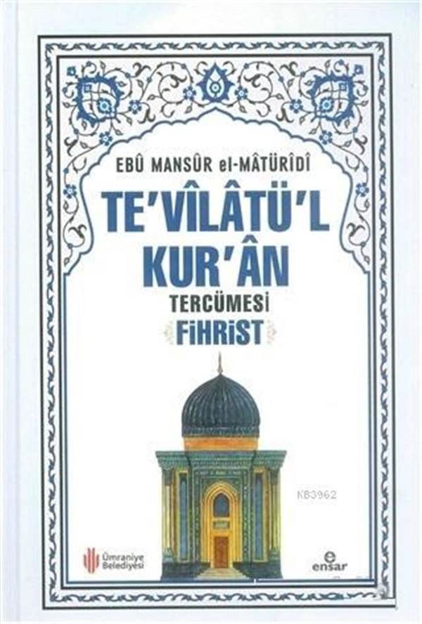 Te'vilatü'l Kur'an Tercümesi Fihrist