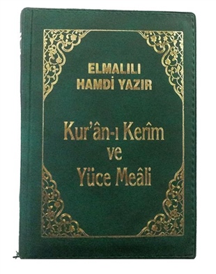 Kur'an-ı Kerim ve Yüce Meali Elmalılı M. Hamdi Yazır-Büyük Cep Boy (Kılıflı)